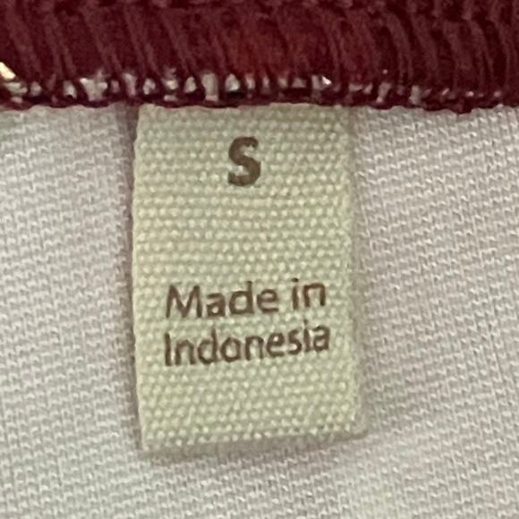 Soft Surroundings Pants Women’s Red Metallic Gold Spandex Stretch Size Small - Picture 4 of 7